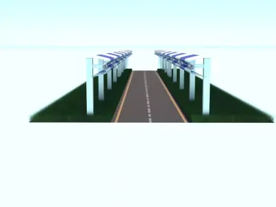 Highway 3D model 4