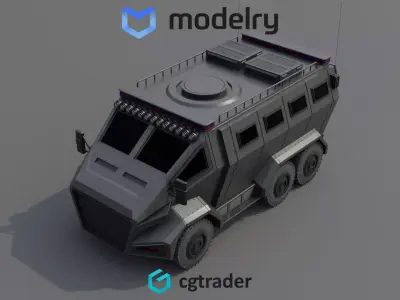 SWAT Vehicle 3D model order