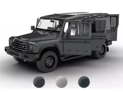 Ineos Grenadier 5-seat Utility Wagon 2024 HQ 3d model 3D model