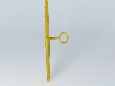 Lock retro Free 3D model