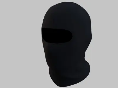 Balaclava ski mask Low-poly 3D model purchase