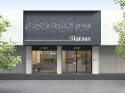 Signage 3D model