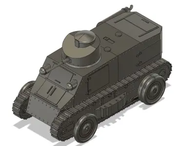 1 -35 Skoda KH - 50 Kolohousenka 3D print model