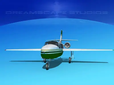Piper Aerostar FJ-100 Fanjet V05 3D model