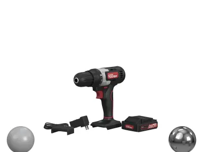 Hyper Tough 20-VOLT MAX LITHIUM-ION CORDLESS DRILL 3D model