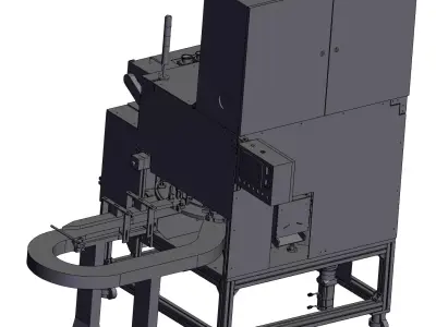 Mascara Filling and Capping Machine  3D model