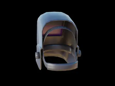 Welding Helmet Low-poly 3D model purchase