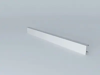Aluminium handle Free 3D model