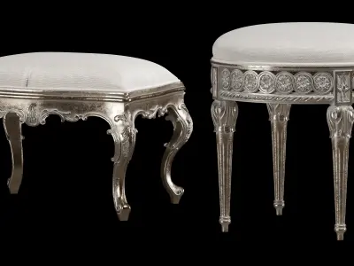 kosovart louis puf 3D model