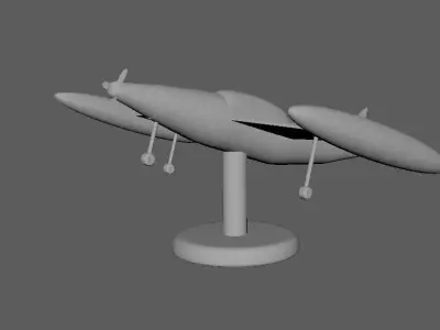 fighter jet 3D print model 11