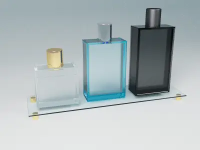 jars bottles2 3D model