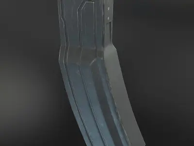 Sixty Round STANAG Magazine Low-poly 3D model