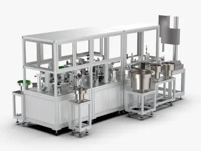 Automatic Toilet Lid Damper Body Assembly 3D model