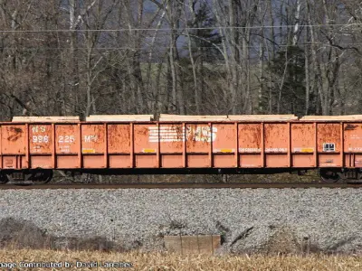 HO Norfolk Southern M-272 MOW Crosstie Gondola  3D print model
