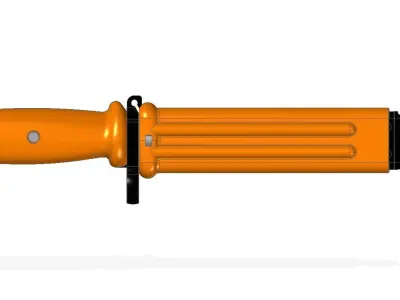 AKM bayonet 3D model