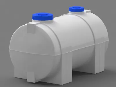 Plastic Water Tank 3D model