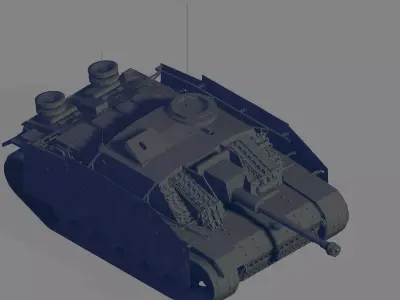 StuG III G 3D model