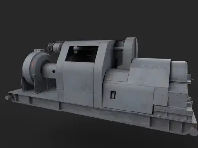 LBU 1200 Low-poly 3D model