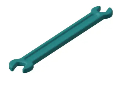 Plastic Double End Spanner Toy 3D model