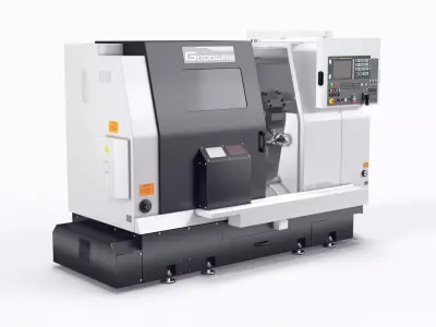 lathe turret machine GOODWAY GS-260MS Koordinate cnc 3D model