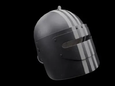 helmet Mask-1Sch 3D model