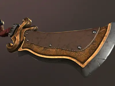 Old Sword Low-poly 3D model purchase