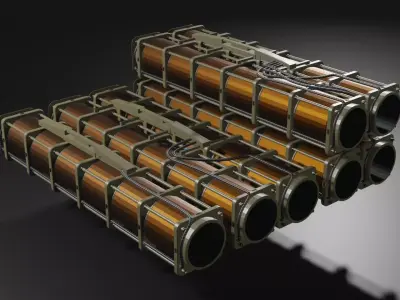 rocket launcher 3D model shop