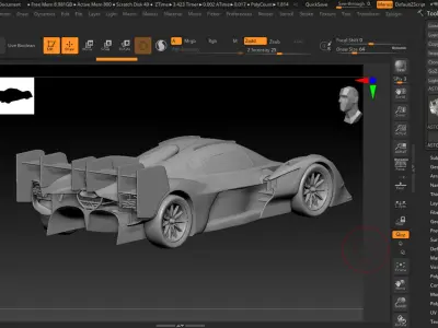 ASTONMARTIN VALKYRE LMH 2024 3D PRINT MODEL 3D print model purchase