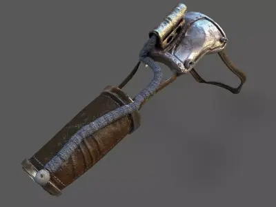  Steampunk  Shoulder pad Low-poly 3D model