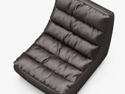 Magna Antique Whiskey armchair 3D model