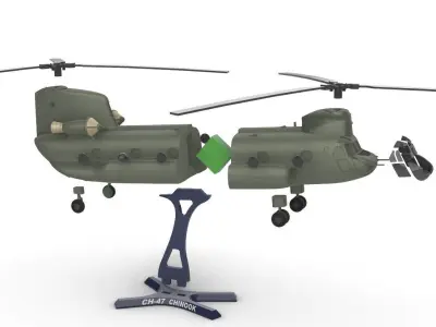 CH-47 CHINOOK 3D print model