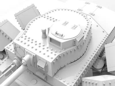 Steampunk Tank 3D model