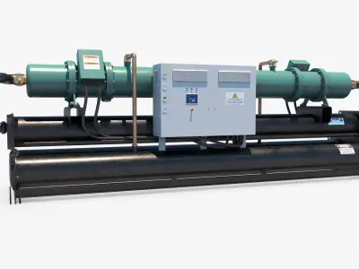 Air Conditioner 05 Low-poly 3D model