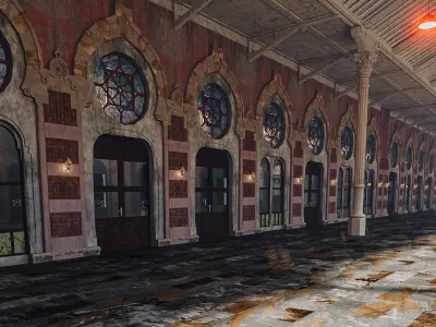 Sirkeci Tren istasyonu 3D model