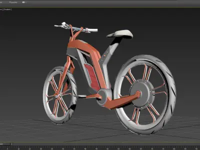 Soka electric bike Free 3D model