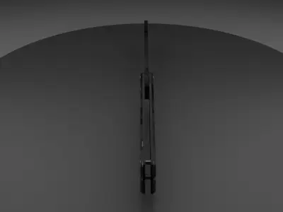Knife for training Free low-poly 3D model