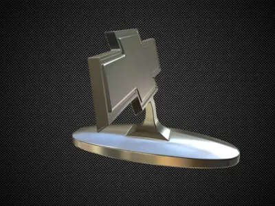chevrolet logo 3D model