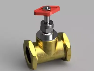 Valve  3D model
