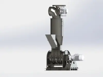 THE WORLD UNIQUE AND FIRST RS TYPE PLANETARY MILL 3D model