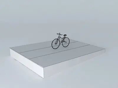 Red Bike Free 3D model