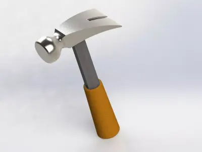 Carbon Fiber Hammer Free 3D model