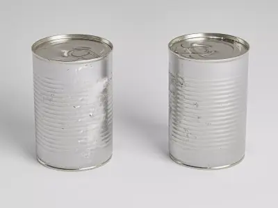 Tin Can Low-poly 3D model purchase