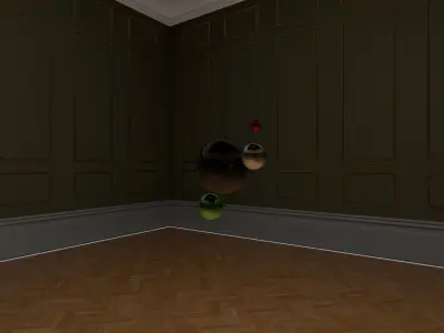 HDRI - Art Museum Gallery Interior 8 - 8192x4096 Low-poly 3D model