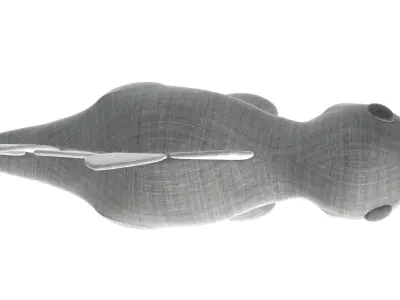Dinosaur plush toy 3D model