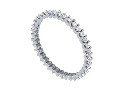 Wedding Ring 3D print model 55
