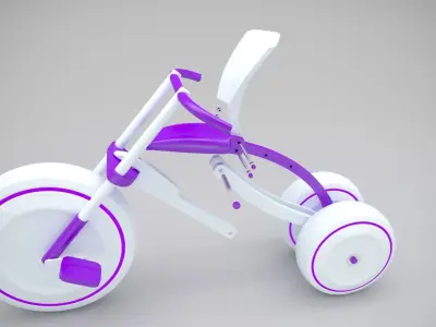 Tricycle concept 3D model