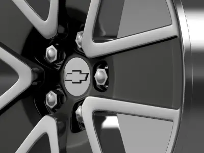 Chevrolet Camaro Convertible 2007 rim 3D model