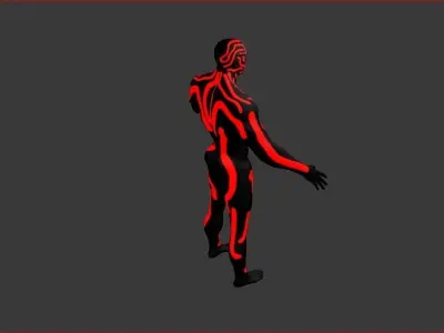 Lord of Destruction Low-poly 3D model