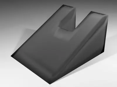 Skateboard Track - Launcher 3D model