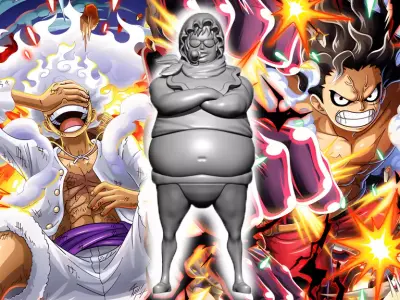 SENOR PINK - ONE PIECE - 3D MODEL - SPLIT PART 3D print model